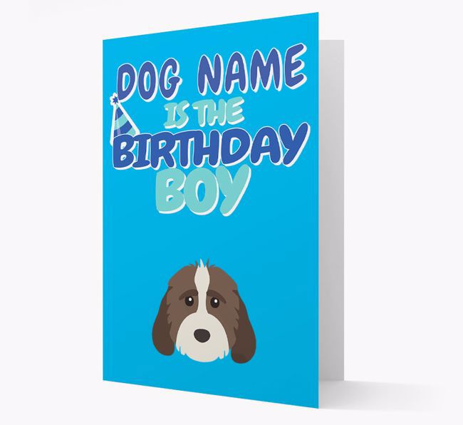 'Birthday Boy' Card with {breedFullName} Icon